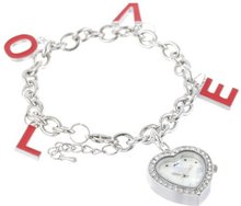 Bombshell SWN-0671 Love Charm Bracelet Heart Shape Dial