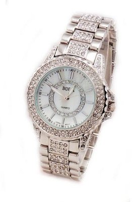 Bora Silver-tone Crystals Sparkling Fashion