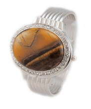 Bora Twilight Bella Style Oval Tiger Eyes Cuff Crystal