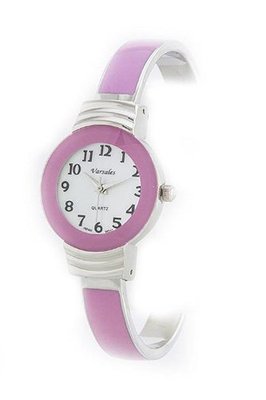 Classic Chrome and Pink Bangle Cuff