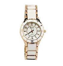 Gold-Tone And White Bracelet