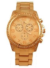 Louis Arden Boyfriend Rose Gold Plated Faux Multi-function Link Bracelet