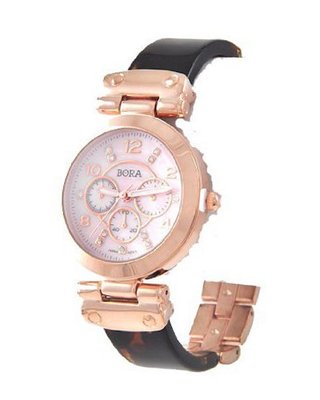 New Rosegold-tone and Tortoise Fashion Bracelet