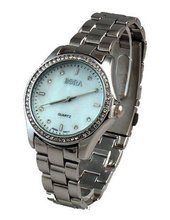 Silver Tone Crystal Ladies Fashion