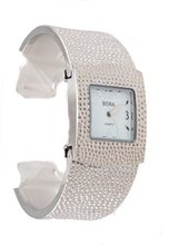 Silver Tone Elegant Bangle Cuff