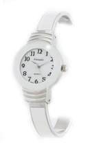 uBora Classic Chrome and White Bangle 