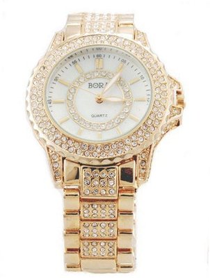 uBora Gold-tone Sparkling Fashion 