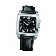 Boss Black With Leather Strap