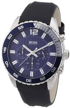 Hugo Boss Blue Dial Black Rubber 1512803