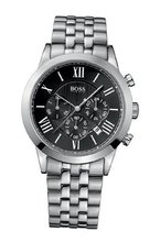uBOSS Black by Hugo Boss Hugo Boss Gents Stainless Steel with Chronograph 