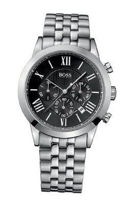 uBOSS Black by Hugo Boss Hugo Boss Gents Stainless Steel with Chronograph 
