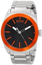BOSS Orange 1512896 Wide Receiver Analog Display Quartz Silver