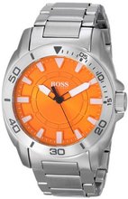 BOSS Orange 1512947 Big Day Analog Display Quartz Silver
