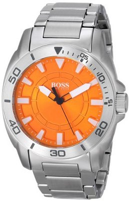 BOSS Orange 1512947 Big Day Analog Display Quartz Silver
