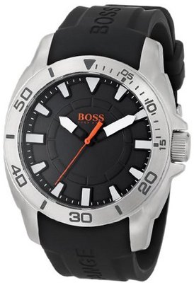 BOSS Orange 1512948 Big Day Analog Display Quartz Black