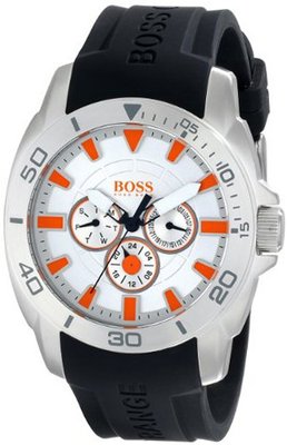 BOSS Orange 1512955 Big Day Analog Display Quartz Black