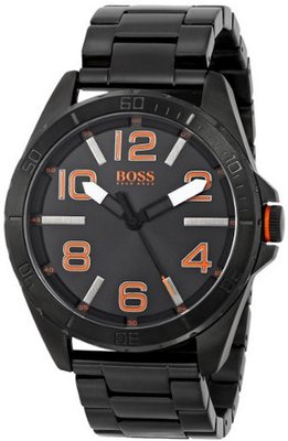 BOSS Orange 1513001 Berlin Analog Display Quartz Black