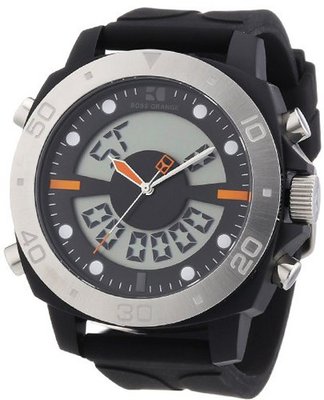 BOSS Orange Dual Movement Rubber Strap