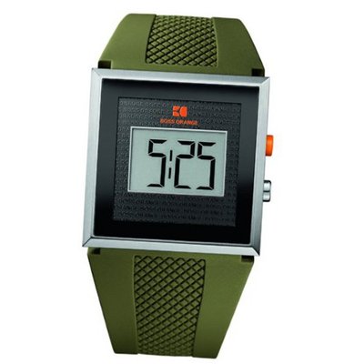 BOSS ORANGE Green Rubber LCD 1512700