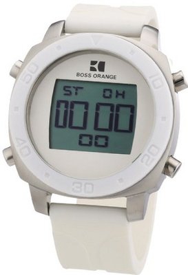 BOSS ORANGE White Rubber Digital 1512677