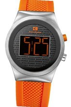 Hugo Boss 1512689 Digital Orange Collection Rubber Strap