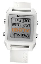 Hugo Boss Square Digital World Timer White Silicone 1512819