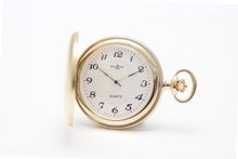 Bouverat 1919 Gold Plated Quartz Pocket