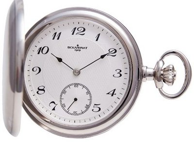 Bouverat mechanical Pocket with Silver Dial analogue Display BV822214