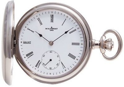 Bouverat mechanical Pocket with White Dial analogue Display BV822211