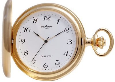 Bouverat quartz Pocket with White Dial analogue Display BV821112