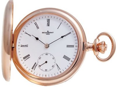 uBouverat 1919 Bouverat mechanical Pocket with White Dial analogue Display BV822311 