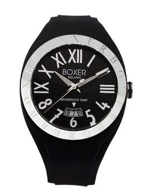 BOX 40 BLACK Roman Numerals Black Luminous Date Italian Style
