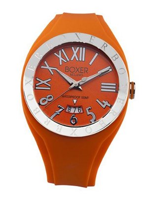 BOX 40 ORANGE Roman Numerals Luminous Orange Date