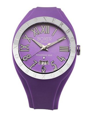 BOX 40 VIOLET Roman Numerals Luminous Violet Date