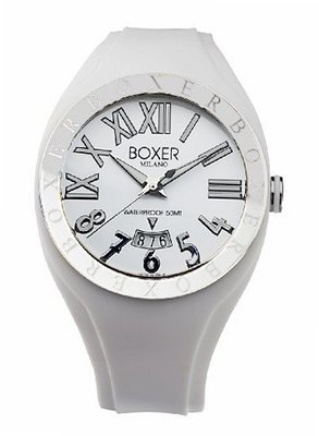 BOX 40 WHITE Roman Numerals Luminous White Date