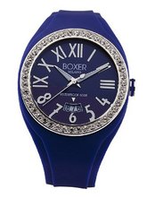 BOX 40Z BLU Zircons Roman Numerals Luminous Blue Date