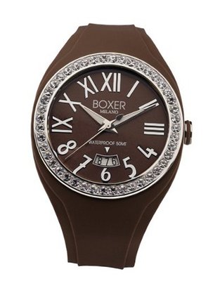 BOX 40Z BROWN Zircons Roman Numerals Luminous Brown Date
