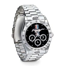 Ford Mustang Engraved Chronograph : Untamed American Spirit by The Bradford Exchange