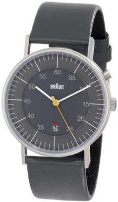 Braun BN0013GYGYG Classic Calendar Analog Display Quartz Grey