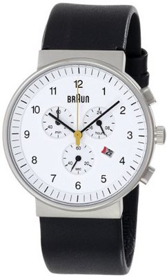 Braun BN0035WHBKG Classic Chronograph Analog Display Quartz Black