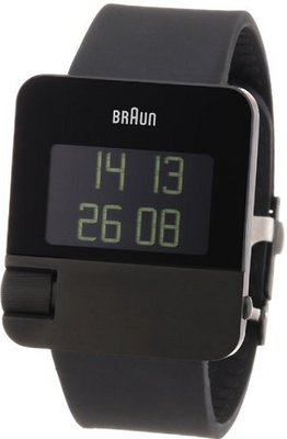 Braun BN0106BKBKG Prestige Digital Digital Display Swiss Quartz Black