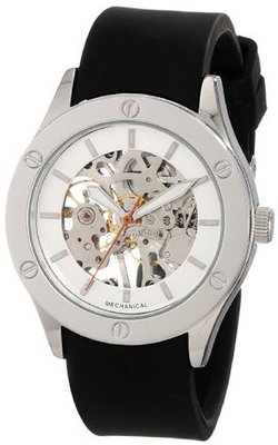 Breda 1450_blk "Addison" Mechanical See-Through Rubber Strap