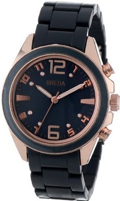 Breda 1631-blue Holly Medium Boyfriend Navy and Rose Gold