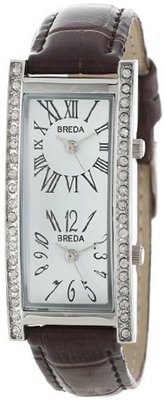Breda 2185_brown Brown Nicola Dual Time Zone Classic faux leather