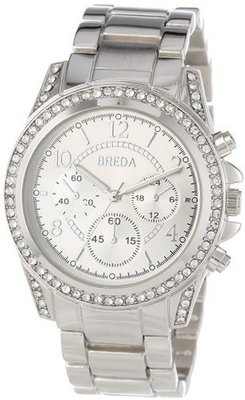 Breda 2288_silver "Ultra Femme" Rhinestone Accented Silver Metal Runway
