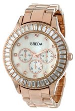 Breda 2338-rosegold Brandi Square Rhinestone Bejeweled