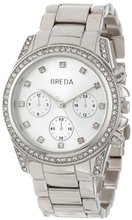 Breda 2358_setsilver Khloe Mini Boyfriend Rhinestone Metal Runway with Earrings Set