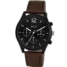 Breda 2369-brown James Pilot Style faux leather