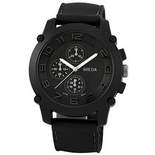 Breda 8135-Brown Colton Black Bezel Brown Accented Silicone