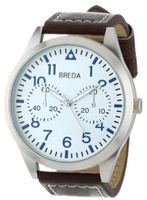 Breda 8164-brown/whtface Zach Oversized Pilot Style Faux Leather